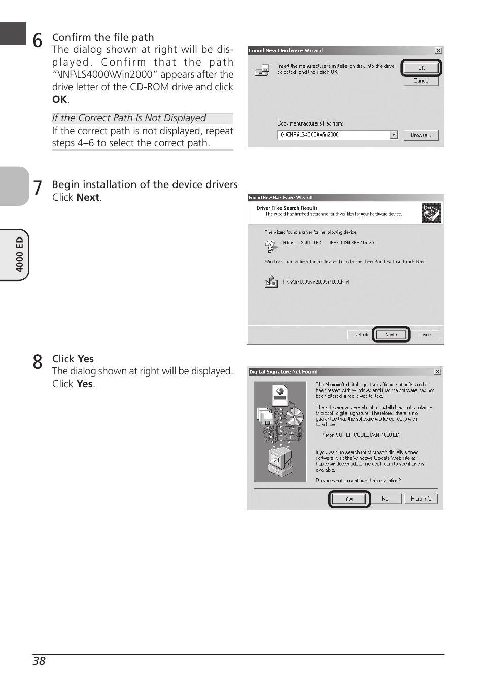 Nikon LS4000 User Manual | Page 48 / 160