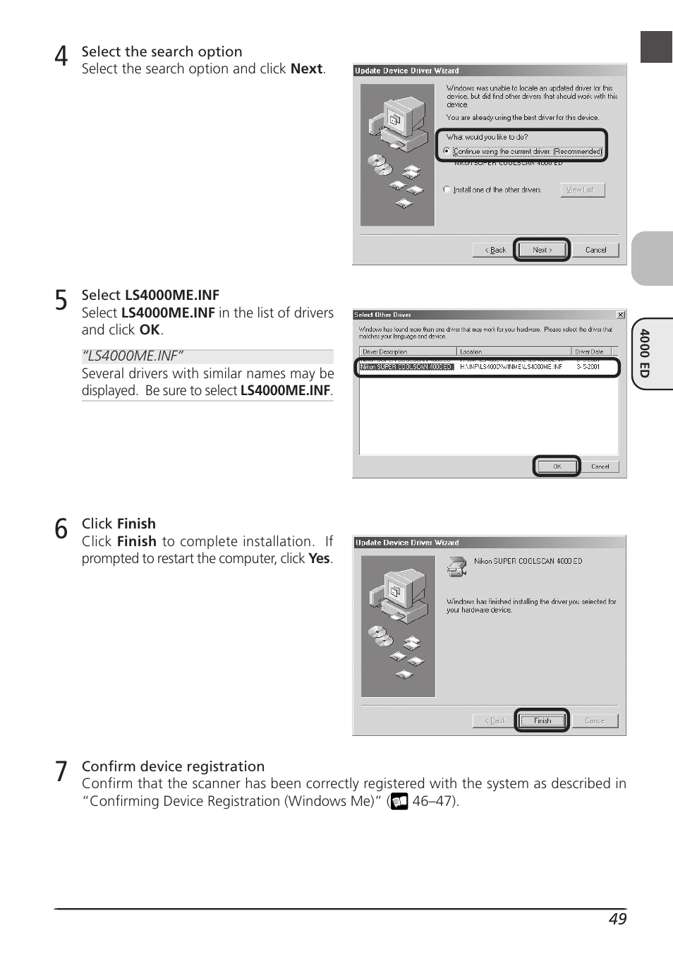 Nikon LS4000 User Manual | Page 59 / 160