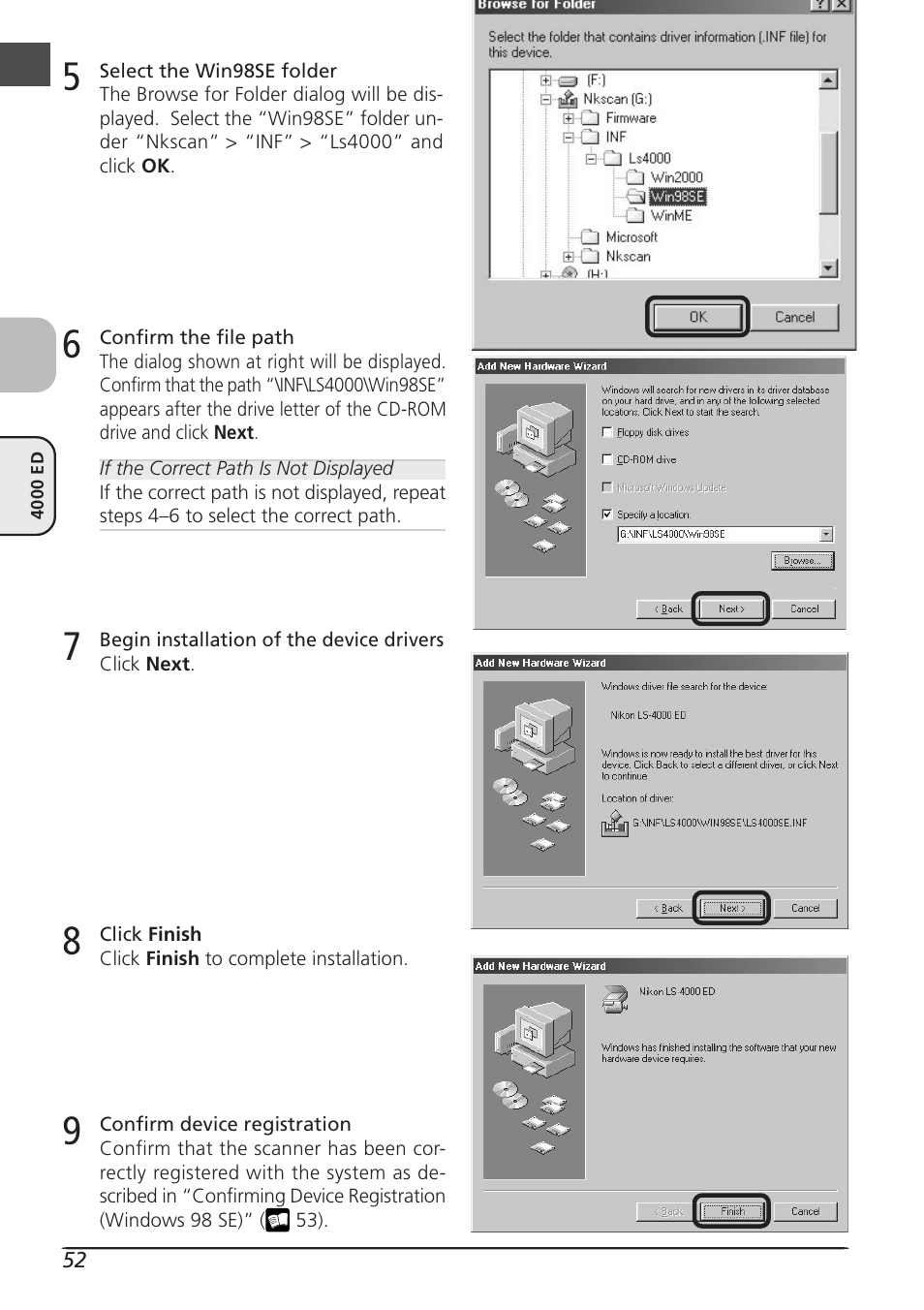 Nikon LS4000 User Manual | Page 62 / 160