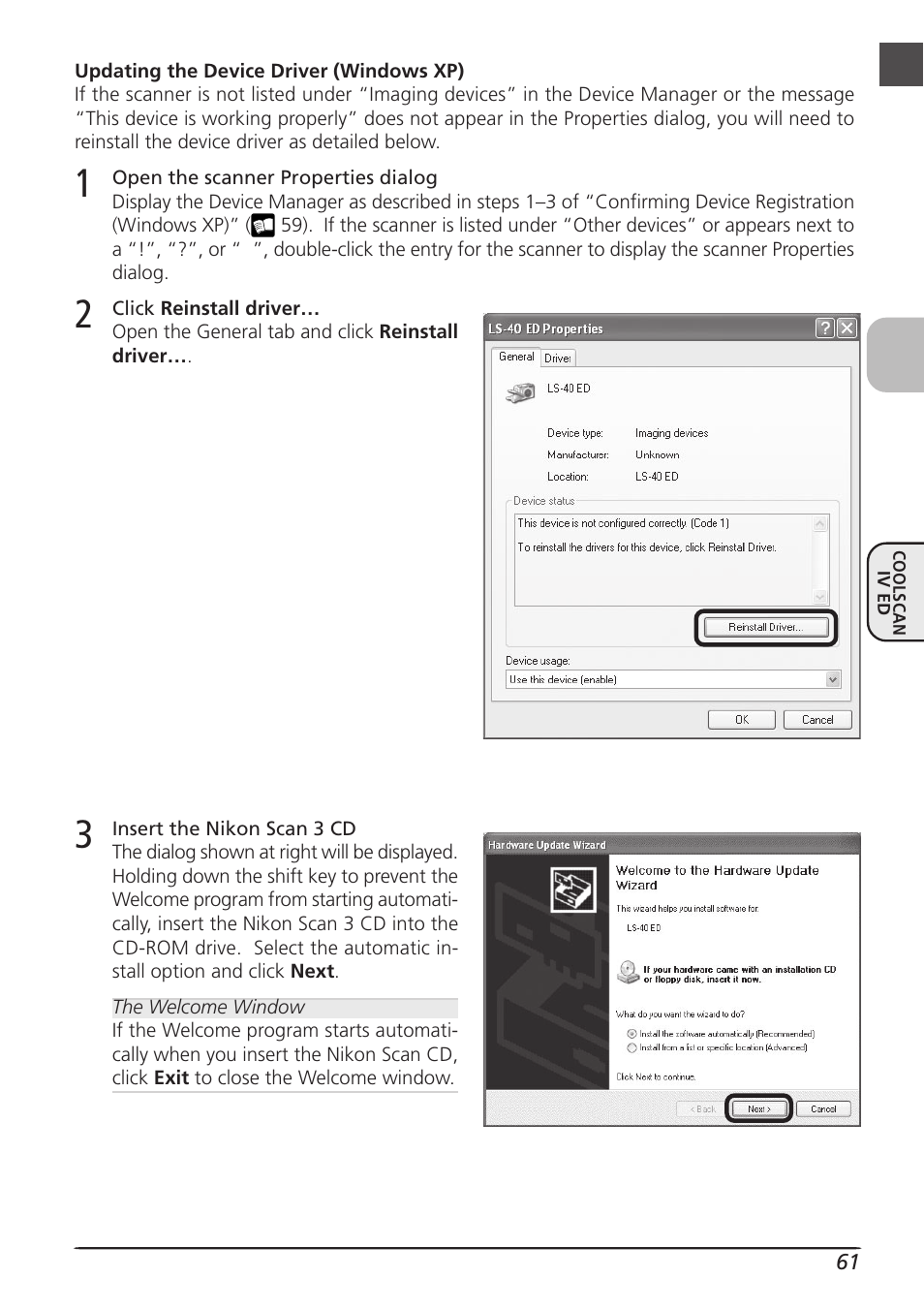 Nikon LS4000 User Manual | Page 71 / 160