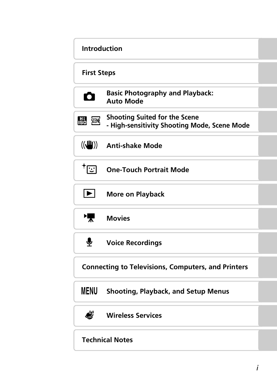 Nikon Coolpix S50c User Manual | Page 3 / 195