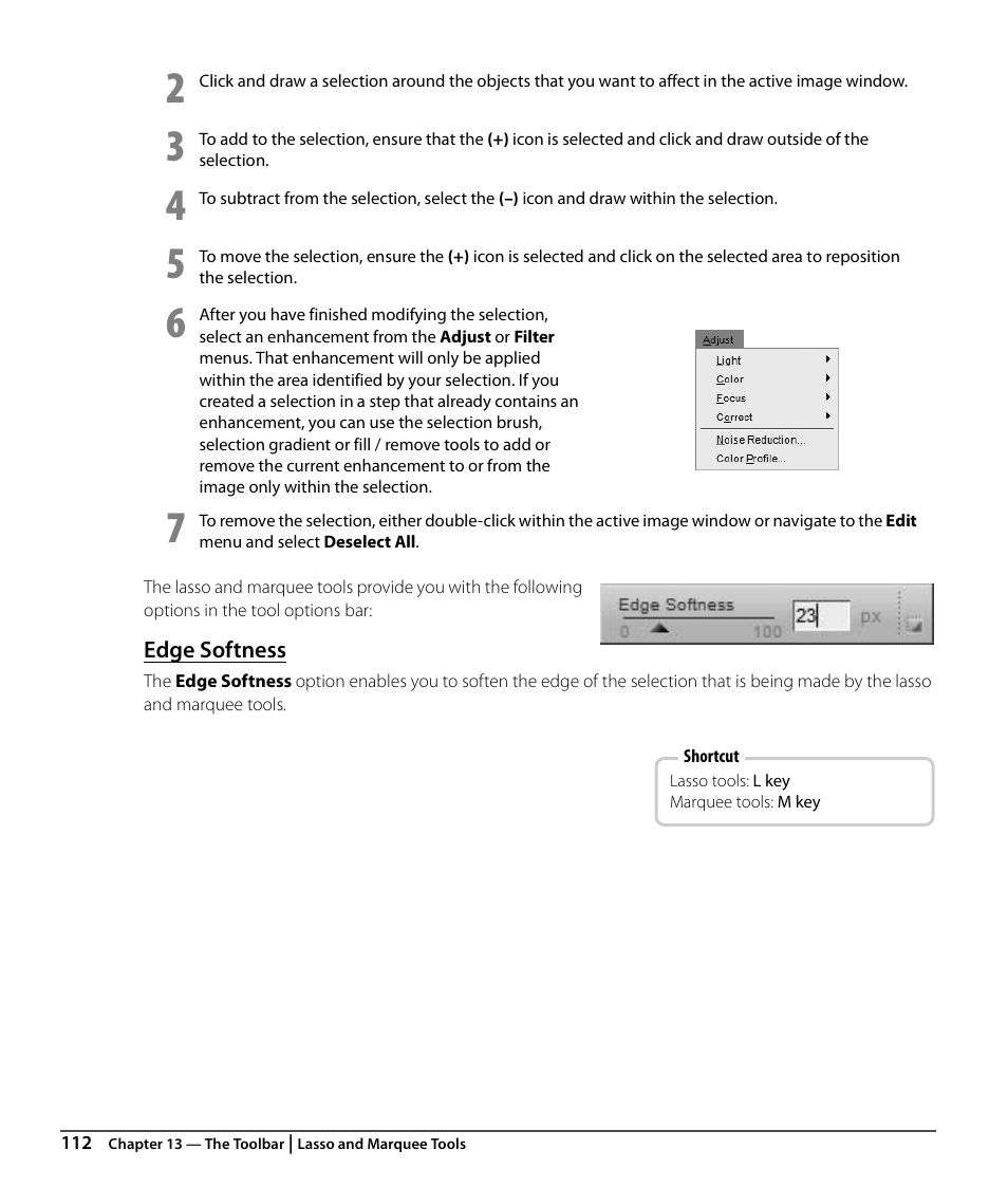 Edge softness | Nikon CAPTURE NX2 User Manual | Page 114 / 268