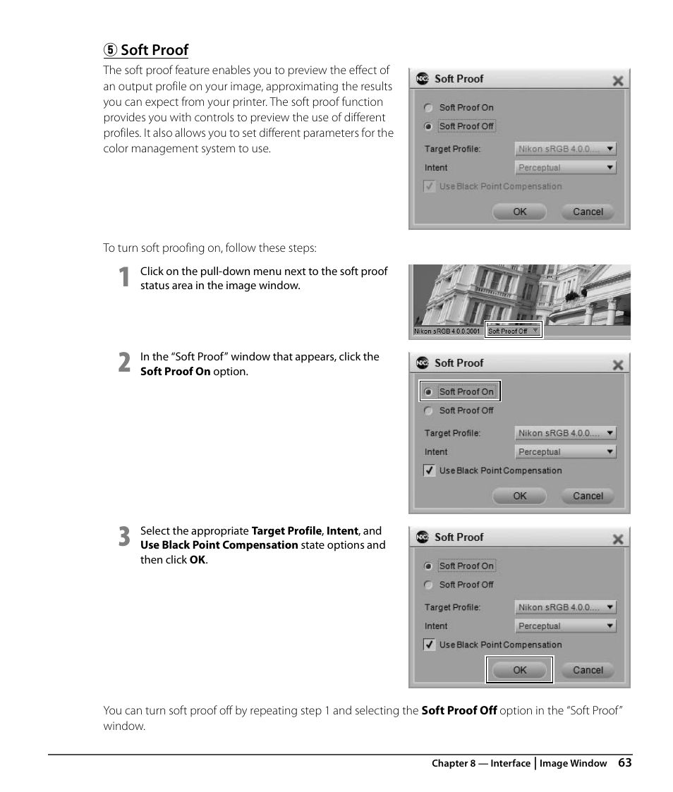 Soft proof | Nikon CAPTURE NX2 User Manual | Page 65 / 268