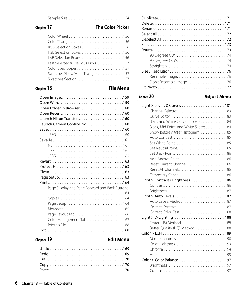 Nikon CAPTURE NX2 User Manual | Page 8 / 268