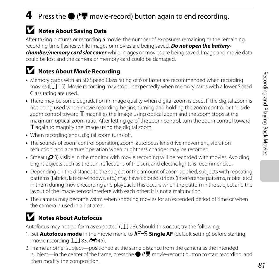 Nikon Coolpix L810 User Manual | Page 101 / 136