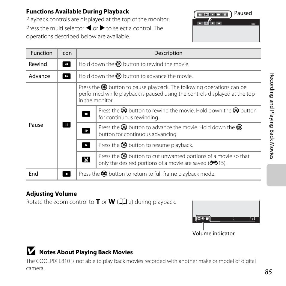 Nikon Coolpix L810 User Manual | Page 105 / 136