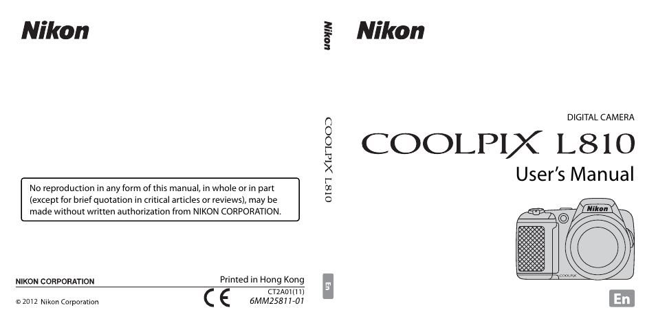 User’s manual | Nikon Coolpix L810 User Manual | Page 136 / 136