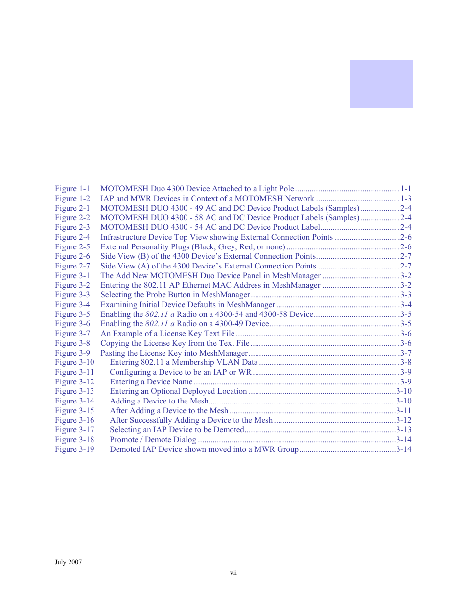 List of figures | Nikon MOTORMESH 4300 User Manual | Page 7 / 74