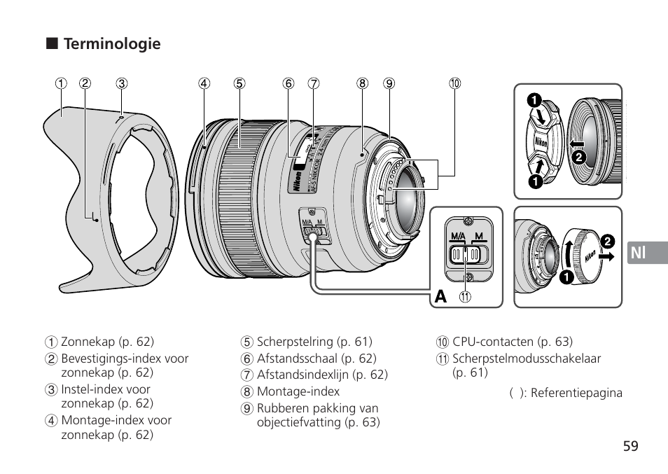 Nikon AF-S Nikkor 24mm f/1.4G ED User Manual | Page 59 / 120