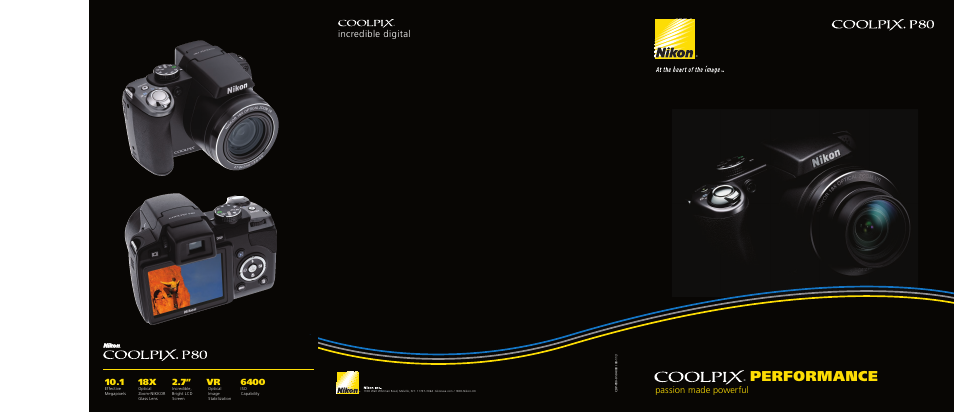 Nikon Coolpix P80 User Manual | 2 pages