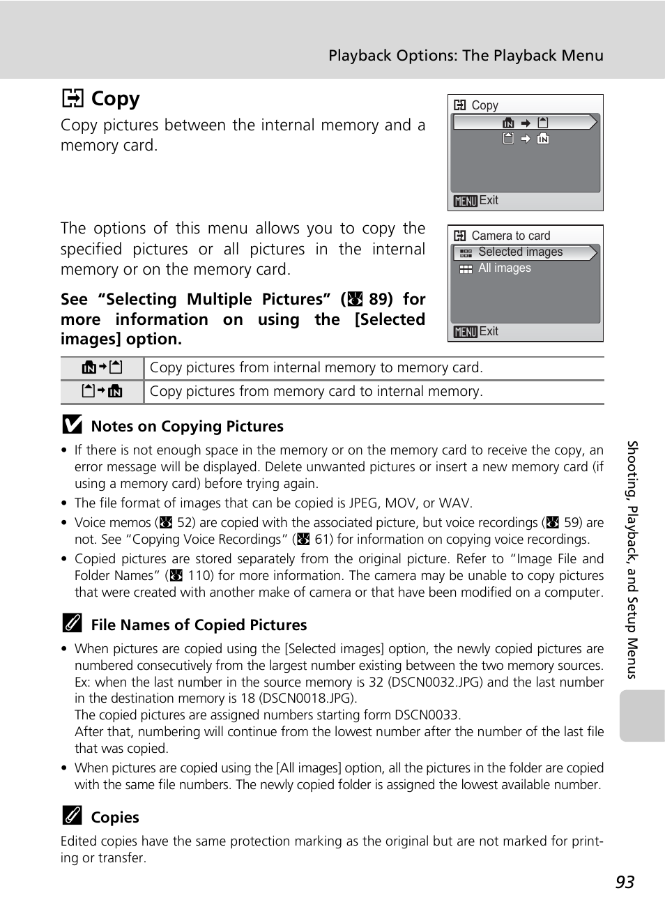 Lcopy | Nikon COOLPIX S9 User Manual | Page 105 / 142