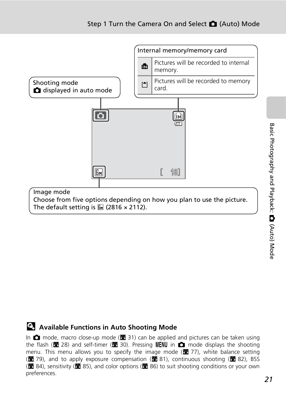 Nikon COOLPIX S9 User Manual | Page 33 / 142