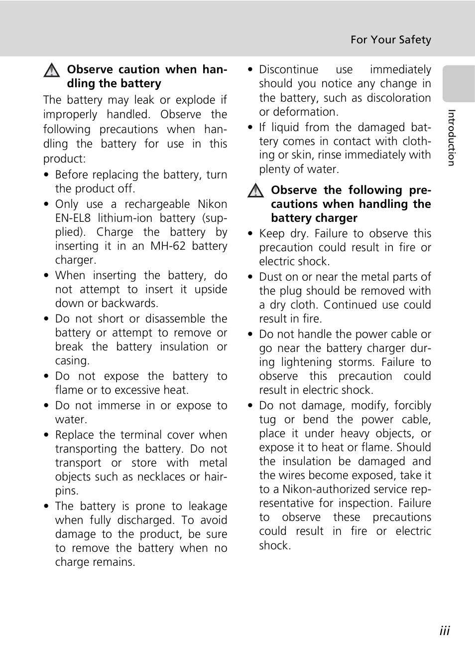Nikon COOLPIX S9 User Manual | Page 5 / 142