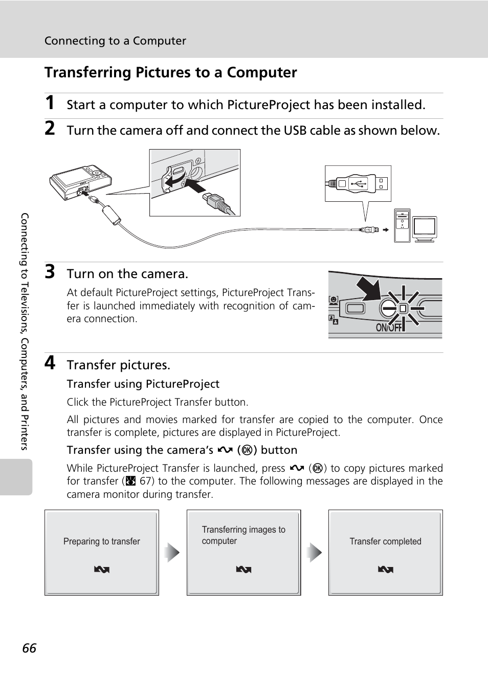 Transferring pictures to a computer | Nikon COOLPIX S9 User Manual | Page 78 / 142