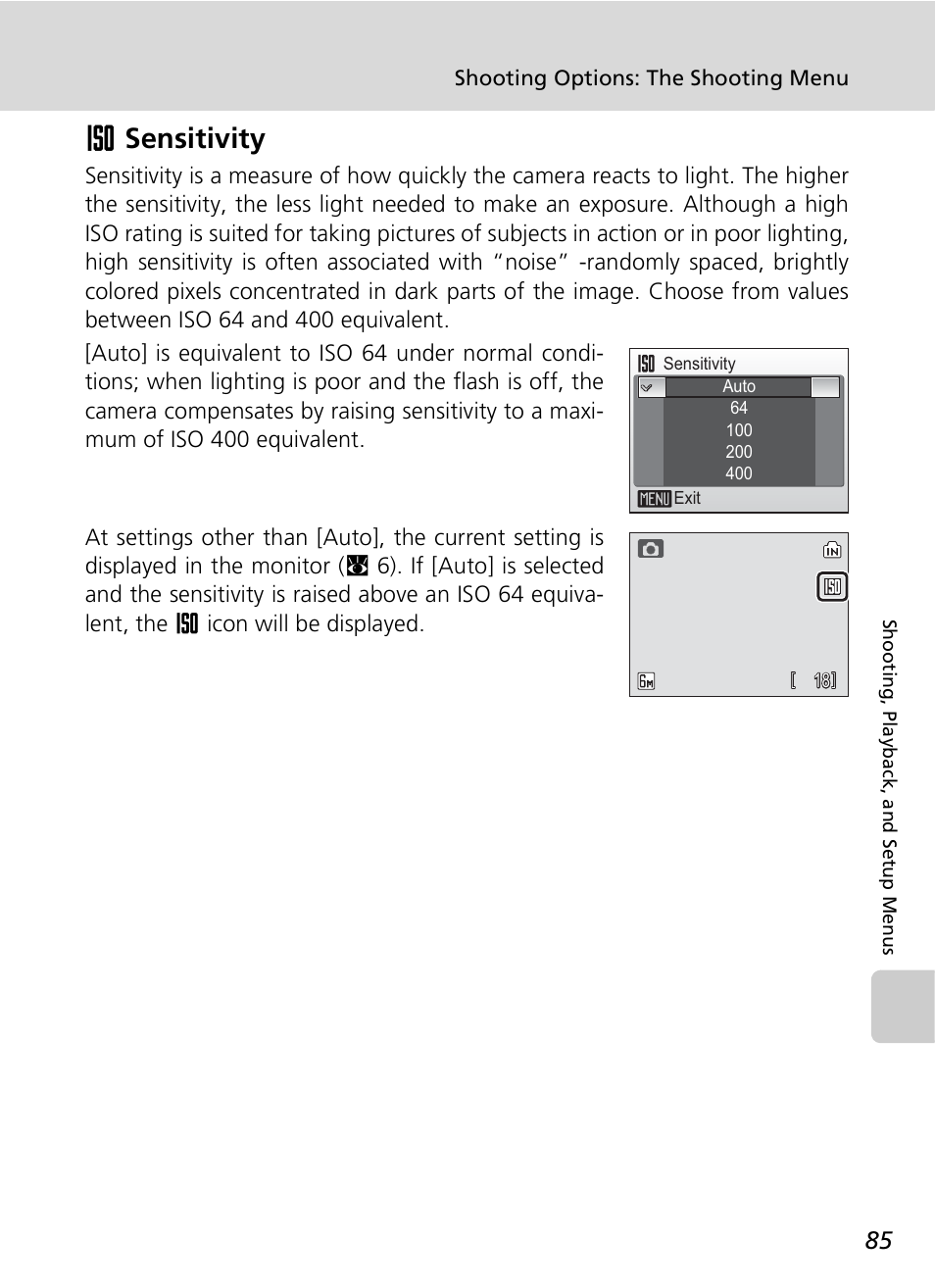 Wsensitivity | Nikon COOLPIX S9 User Manual | Page 97 / 142