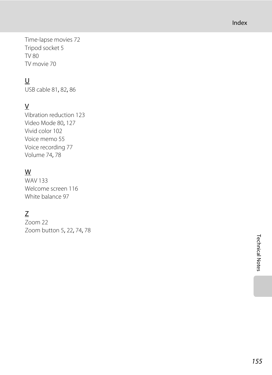 Nikon Coolpix S560 User Manual | Page 169 / 172