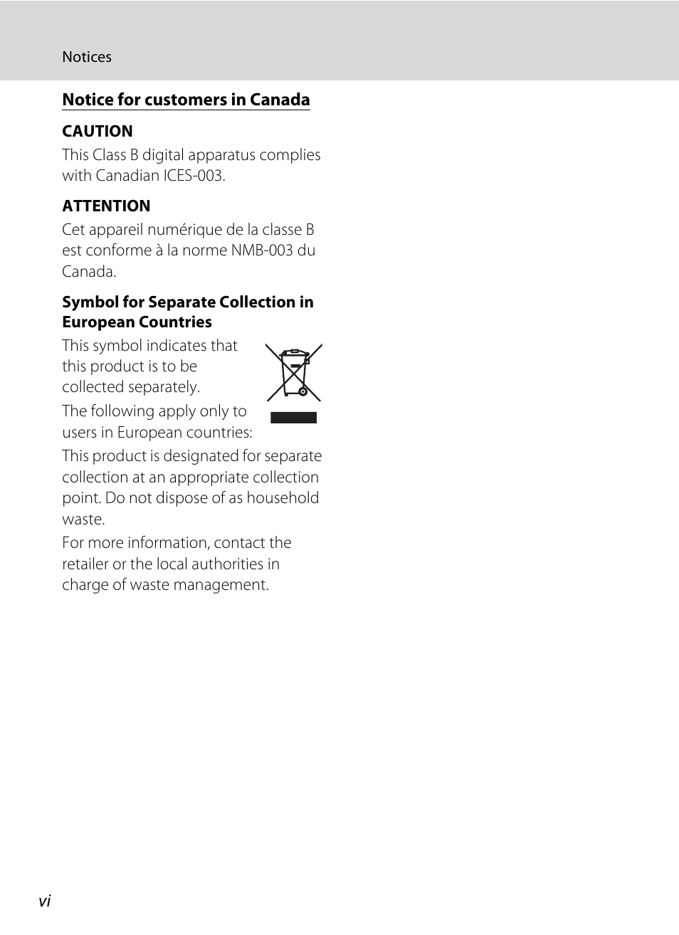 Nikon Coolpix S560 User Manual | Page 8 / 172