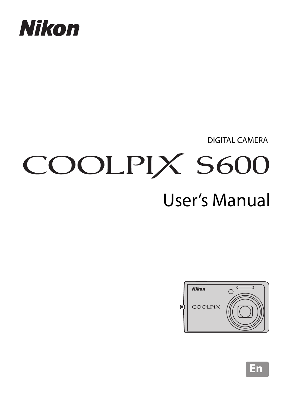 Nikon Coolpix S600 User Manual | 144 pages