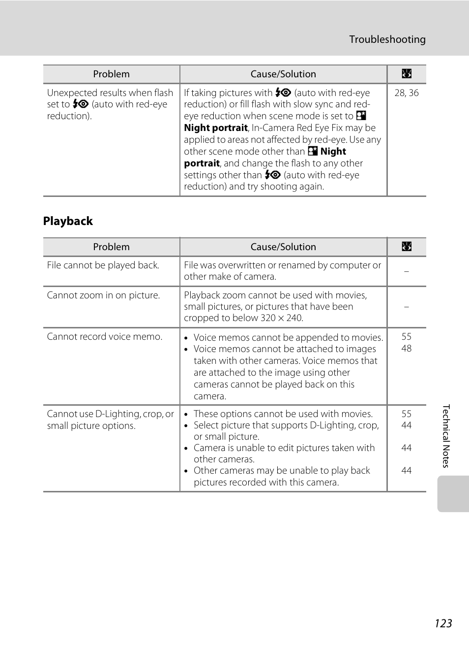 Playback | Nikon Coolpix S600 User Manual | Page 135 / 144