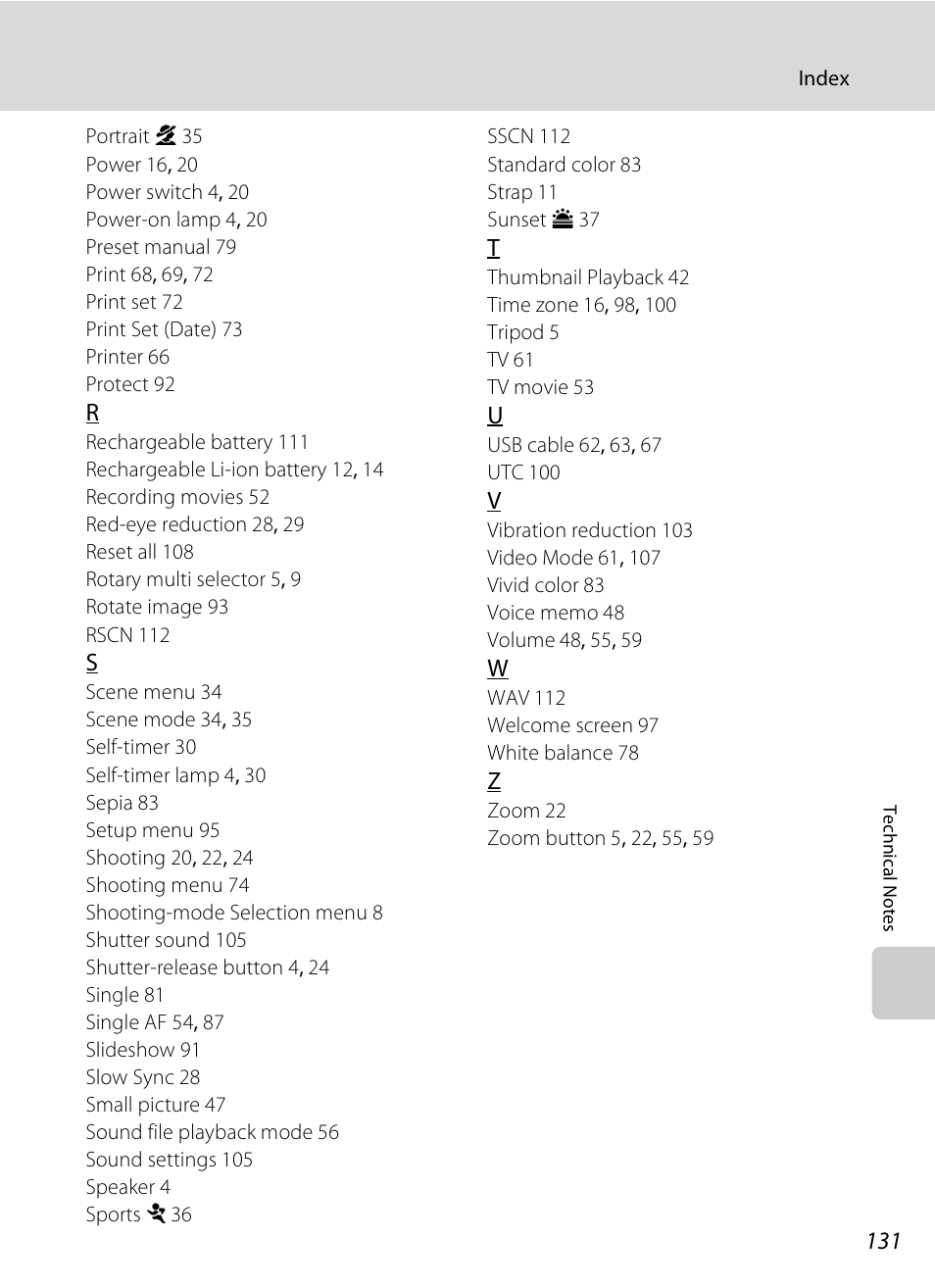 Nikon Coolpix S600 User Manual | Page 143 / 144