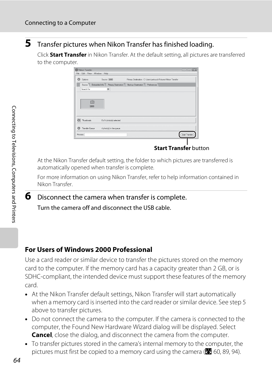 Nikon Coolpix S600 User Manual | Page 76 / 144