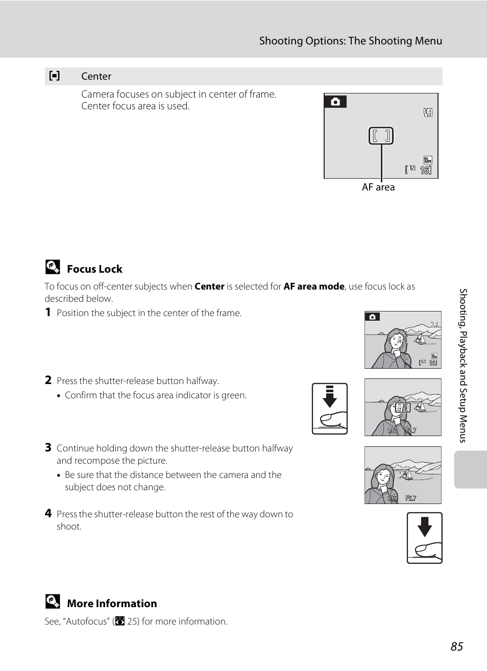 A 85) | Nikon Coolpix S600 User Manual | Page 97 / 144