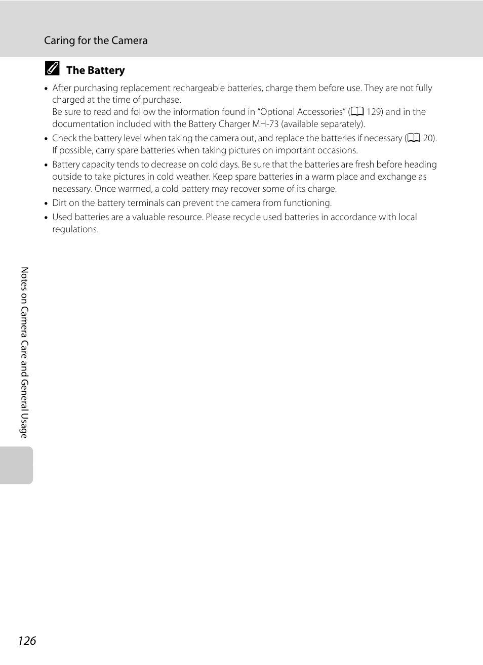 A 126) | Nikon Coolpix L120 User Manual | Page 138 / 164
