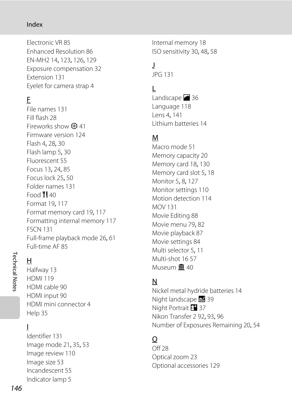 Nikon Coolpix L120 User Manual | Page 158 / 164