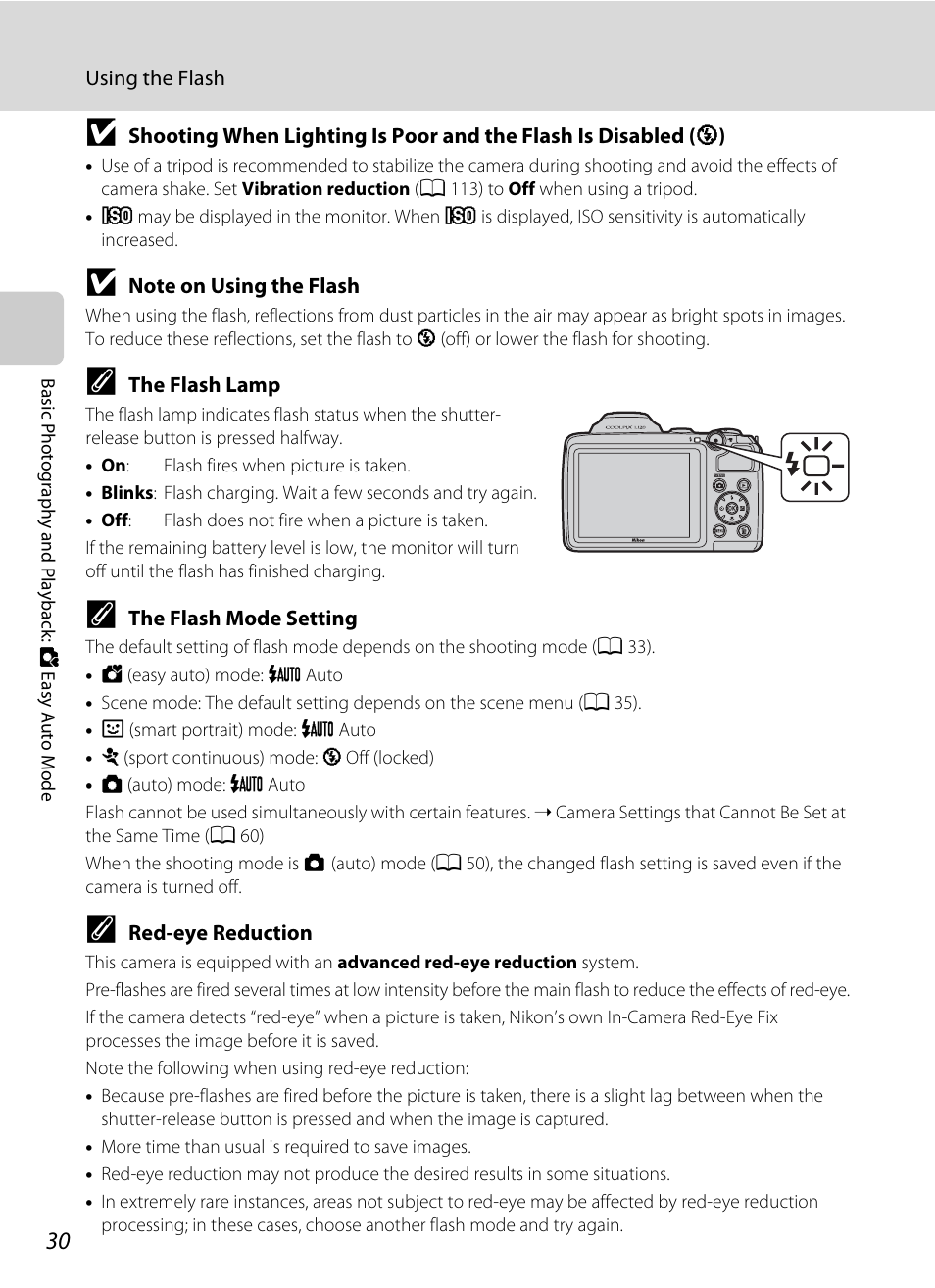 A 30 | Nikon Coolpix L120 User Manual | Page 42 / 164