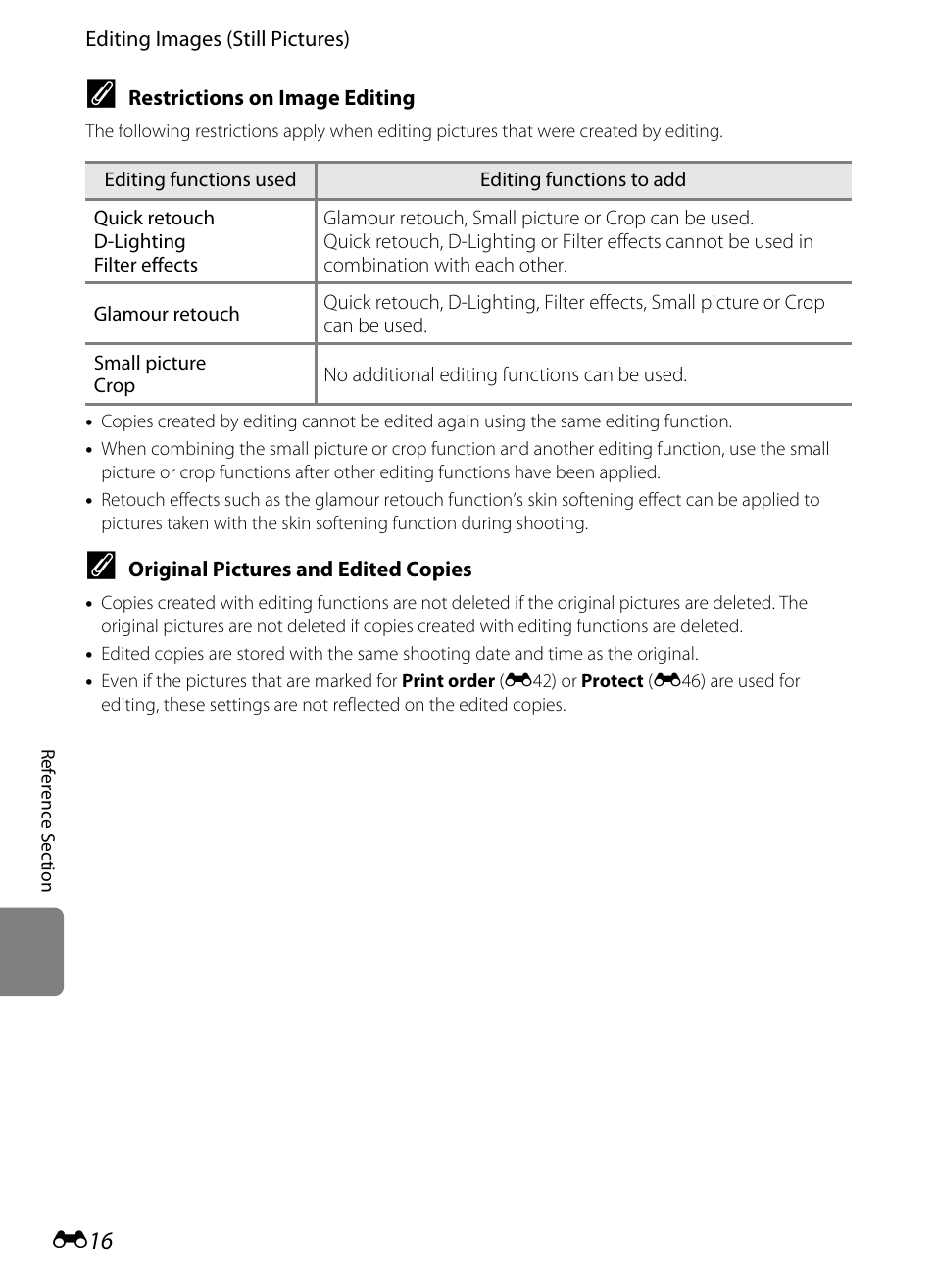 E16). edited, E16), E 16 | Nikon AW100 User Manual | Page 136 / 242