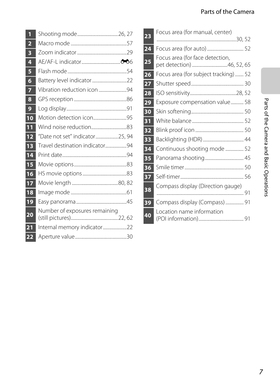 Nikon AW100 User Manual | Page 31 / 242