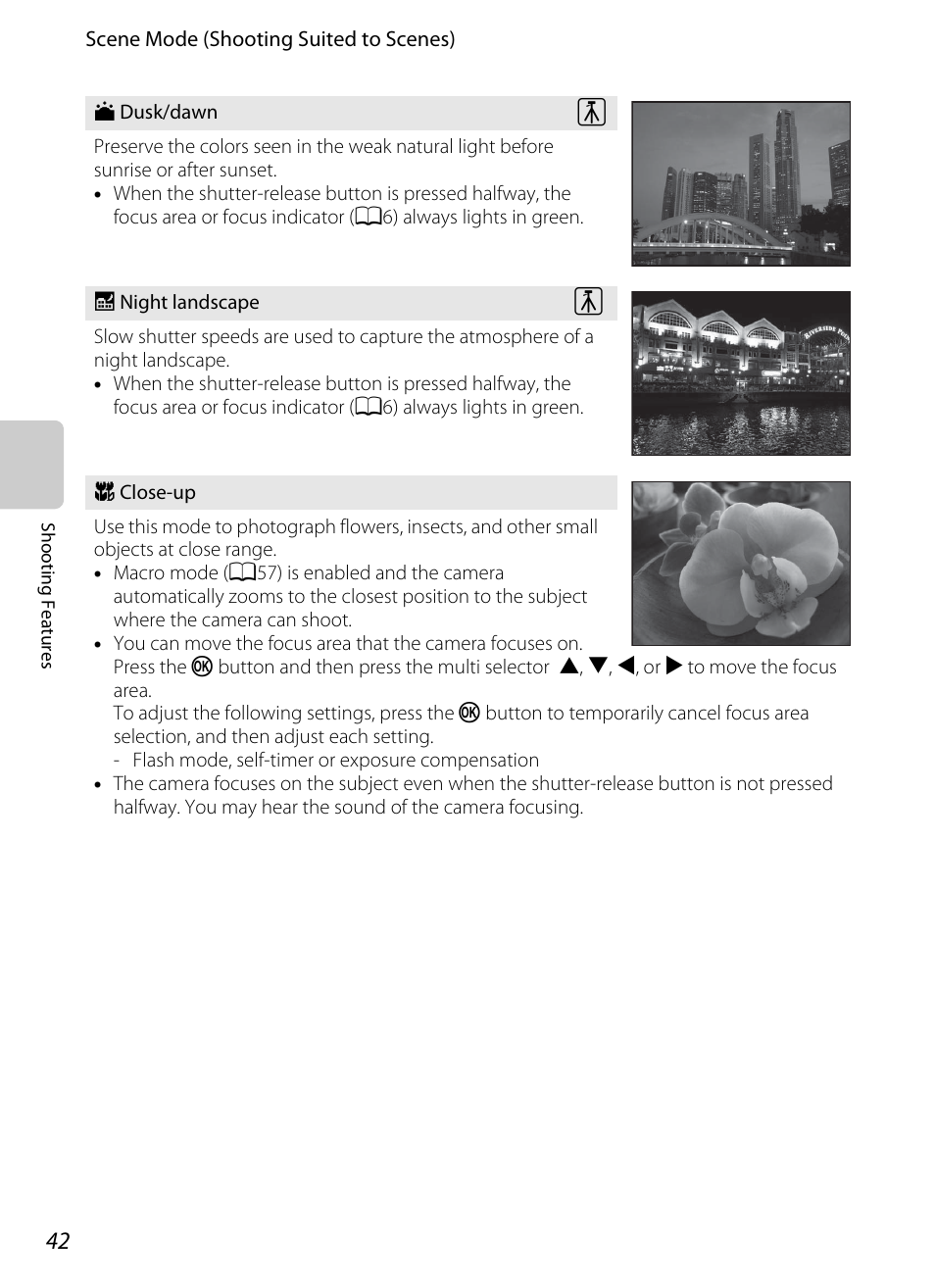 A42), Dawn (a42) | Nikon AW100 User Manual | Page 66 / 242