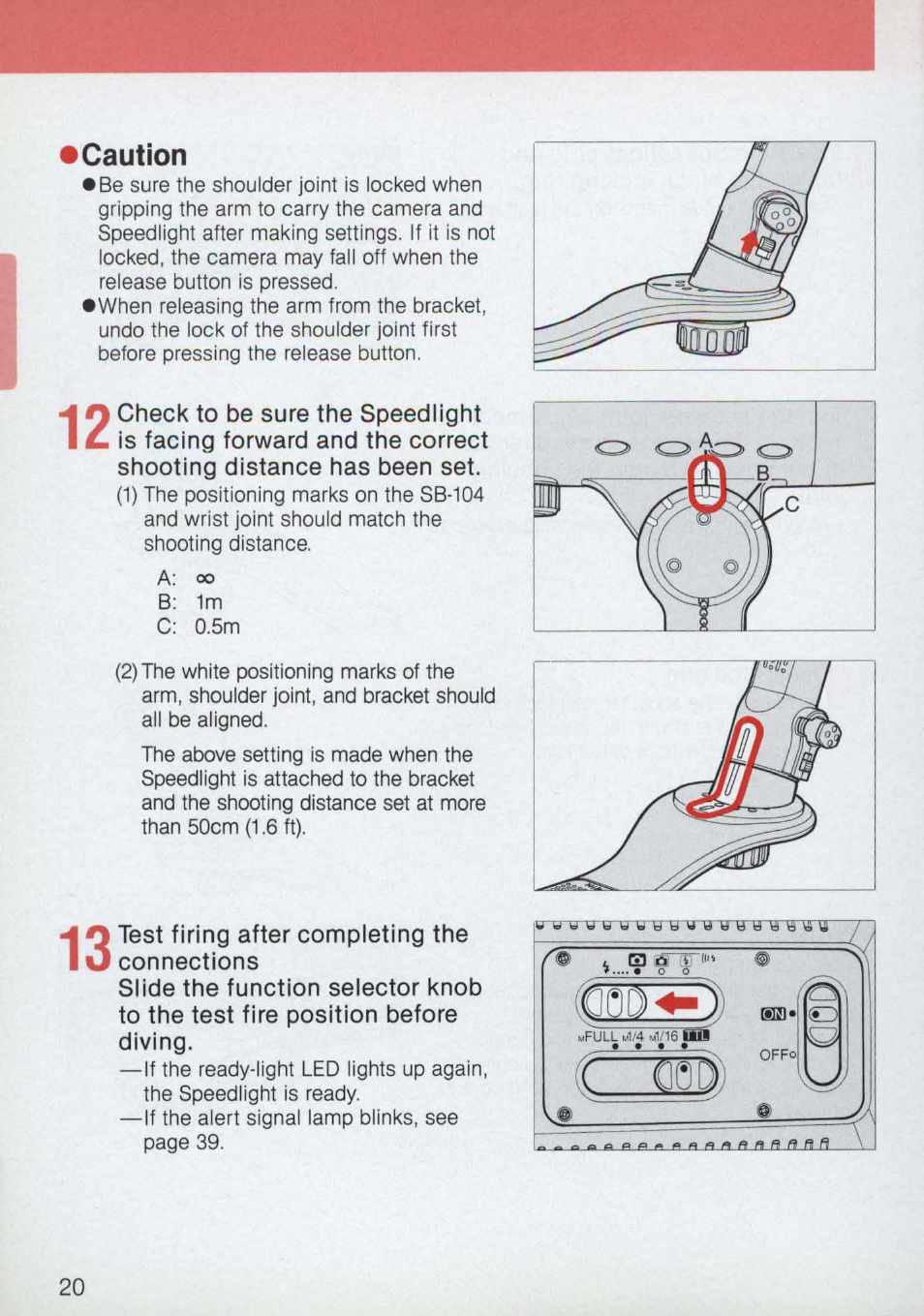 Caution | Nikon 58-104 User Manual | Page 20 / 72