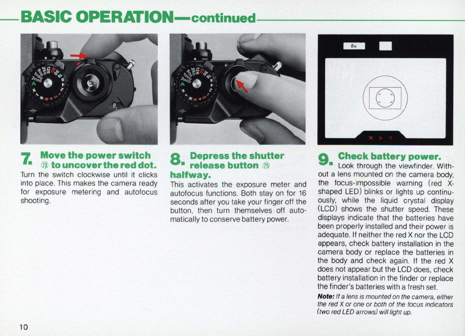 Nikon Camera F3AF User Manual | Page 10 / 128