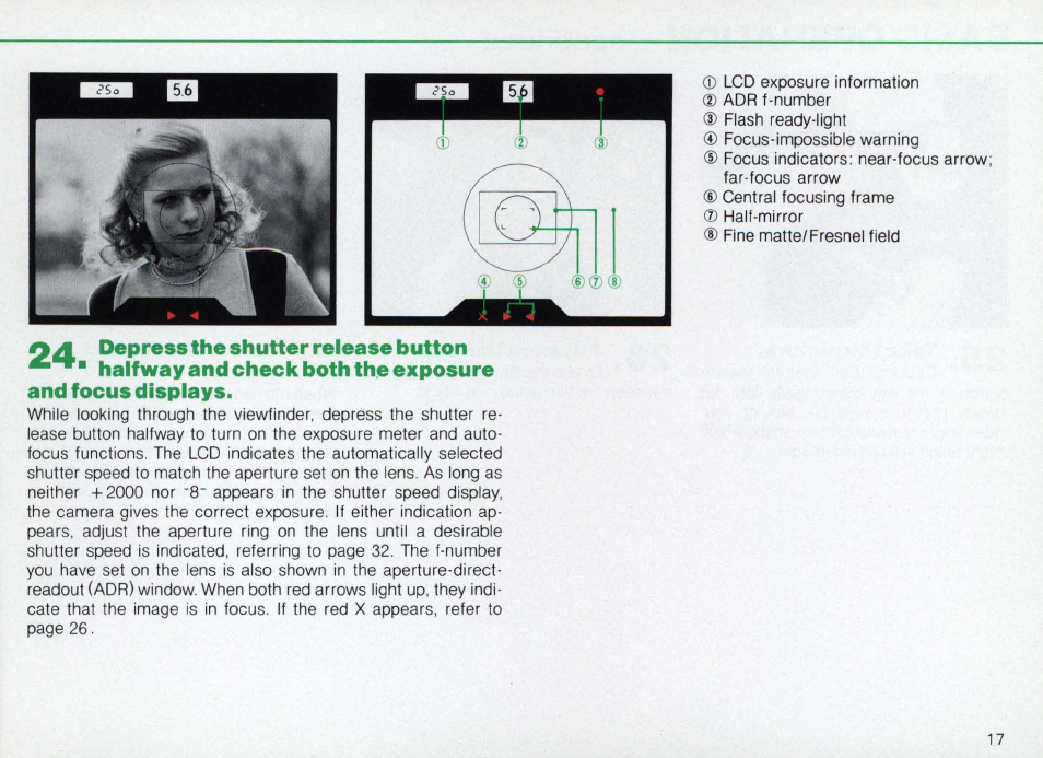 4 a install the film cartridge, Basic operation —continued, 4 o insert the film leader in the takeup spool | Nikon Camera F3AF User Manual | Page 17 / 128