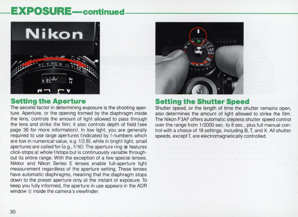 Nikon Camera F3AF User Manual | Page 30 / 128