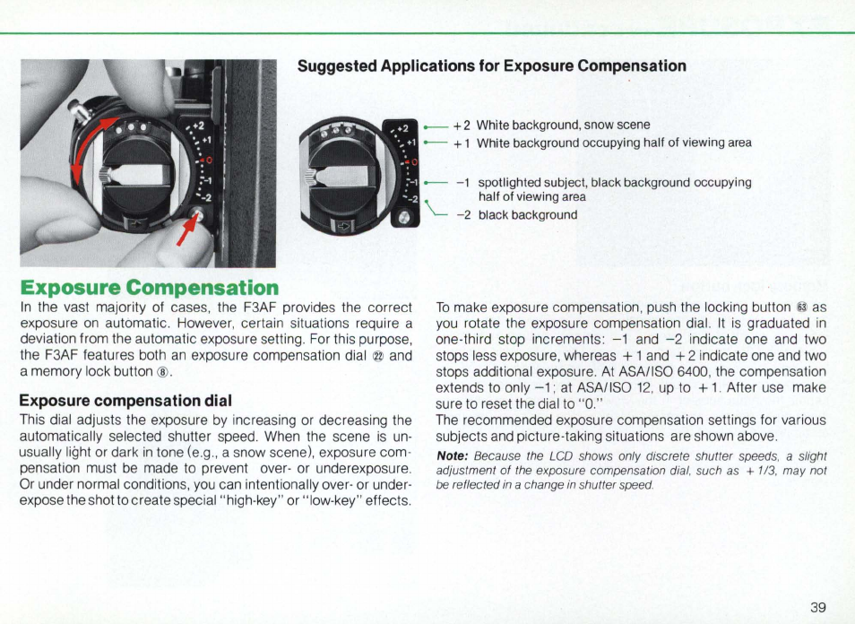 Nikon Camera F3AF User Manual | Page 39 / 128