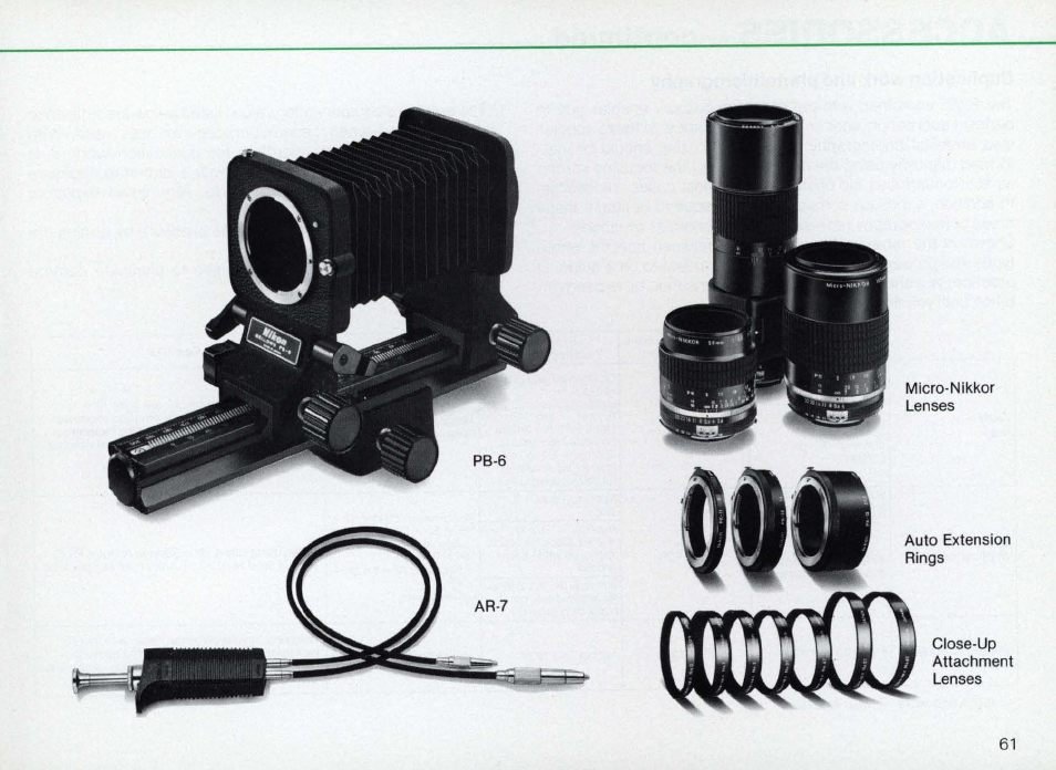 Memory lock button, Exposure —continued | Nikon Camera F3AF User Manual | Page 61 / 128