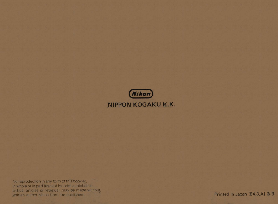 Nikon Camera F3AF User Manual | Page 78 / 128