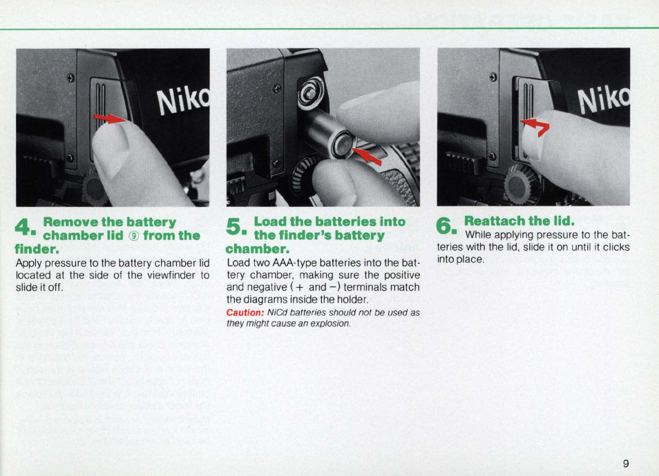 Nikon Camera F3AF User Manual | Page 9 / 128