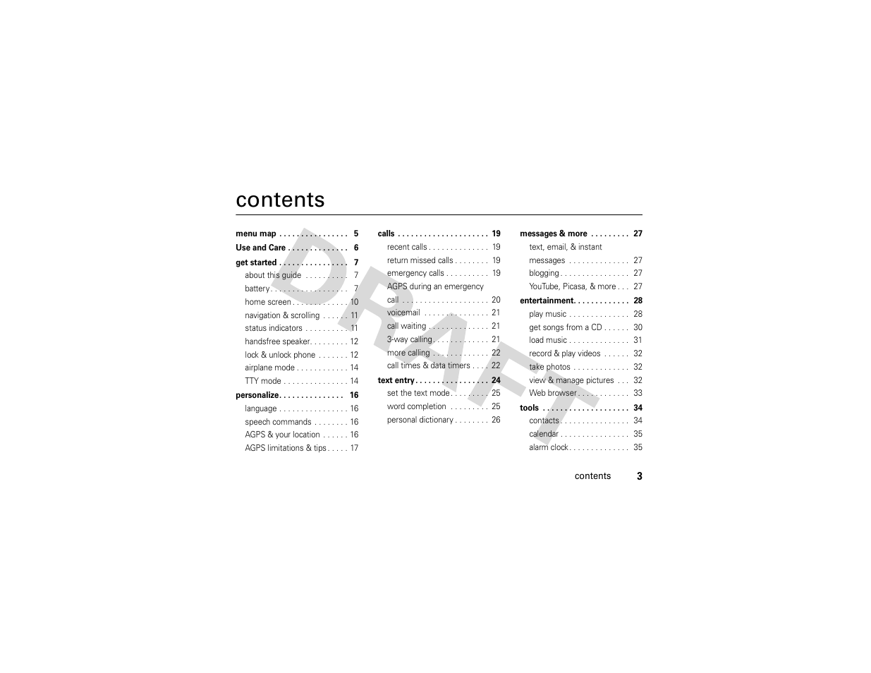 Nikon MOTO QA4 User Manual | Page 5 / 66