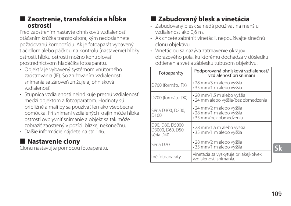 Jp en de fr es se ru nl it cz sk ck ch kr | Nikon AF-S User Manual | Page 109 / 152