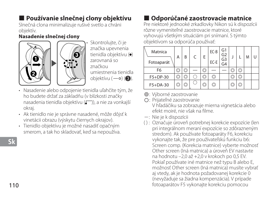 Jp en de fr es se ru nl it cz sk ck ch kr | Nikon AF-S User Manual | Page 110 / 152