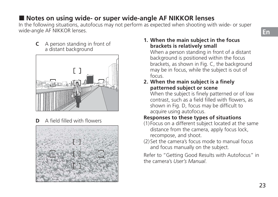 Nikon AF-S User Manual | Page 23 / 152