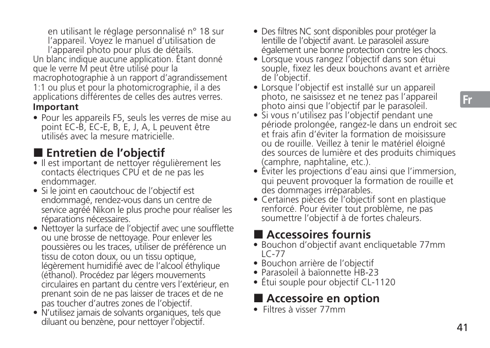 Nikon AF-S User Manual | Page 41 / 152
