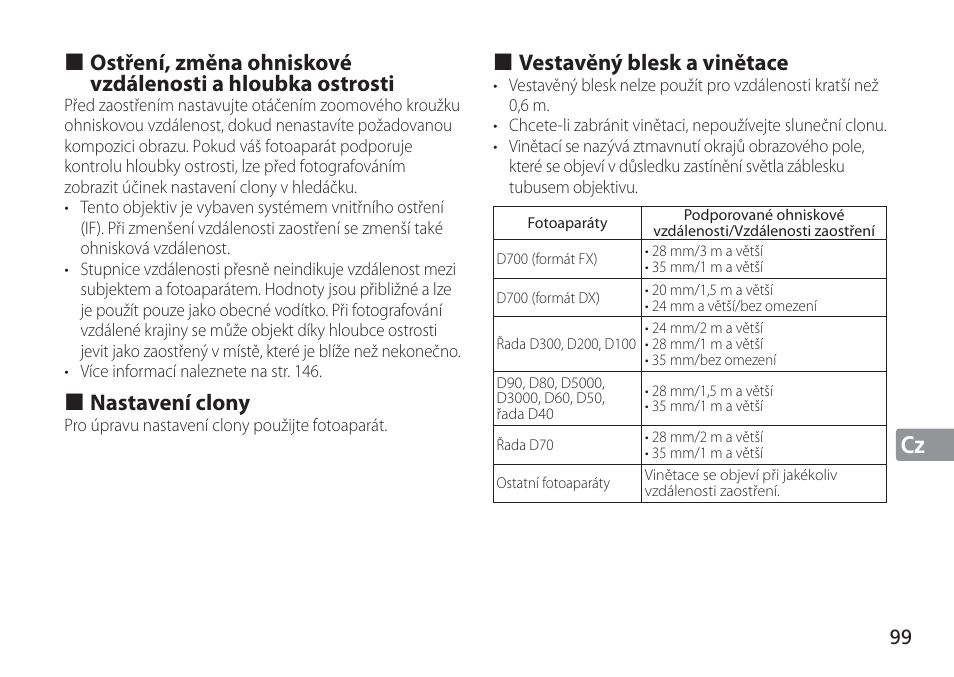 Jp en de fr es se ru nl it cz sk ck ch kr | Nikon AF-S User Manual | Page 99 / 152