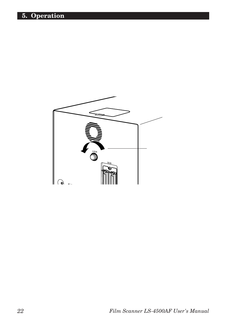 Operation, 1 turning on the power | Nikon LS-4500AF User Manual | Page 42 / 74