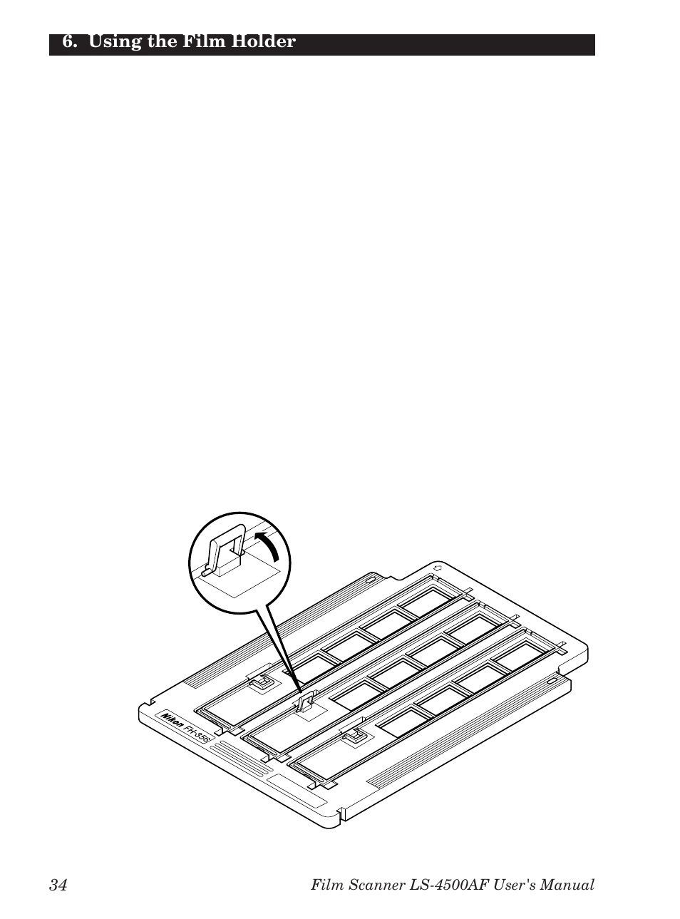 4 using the fh-356 for strip film | Nikon LS-4500AF User Manual | Page 54 / 74