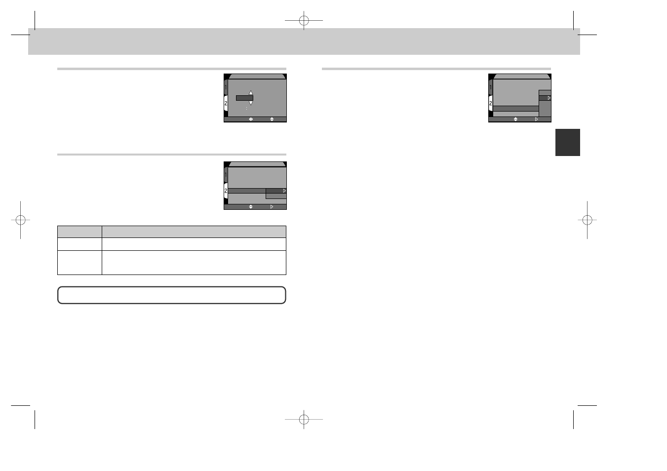 The date menu, Choosing a video standard: the video mode menu, The language menu | Nikon 885 User Manual | Page 62 / 105