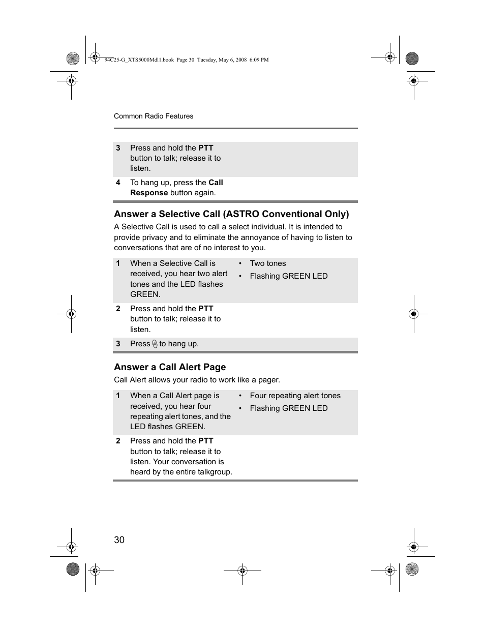 Answer a selective call (astro conventional only) | Nikon XTS 5000 User Manual | Page 40 / 84